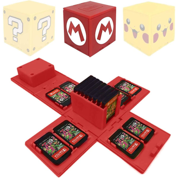 Nintendo Switch minneskortsfodral - Skyddande förvaringsfodral för spelkort O