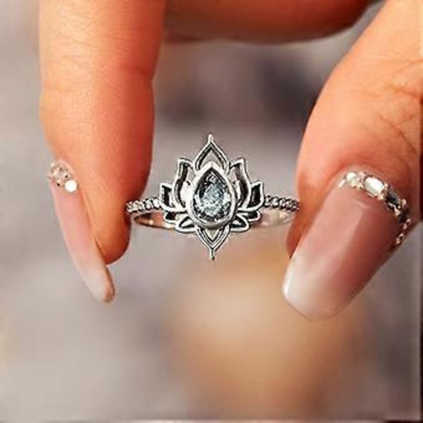 Lotusring til datteren min, lotusring til datter, styrkeringsring til datter, mammagave til datter, gave til datter, mor-datter smykker