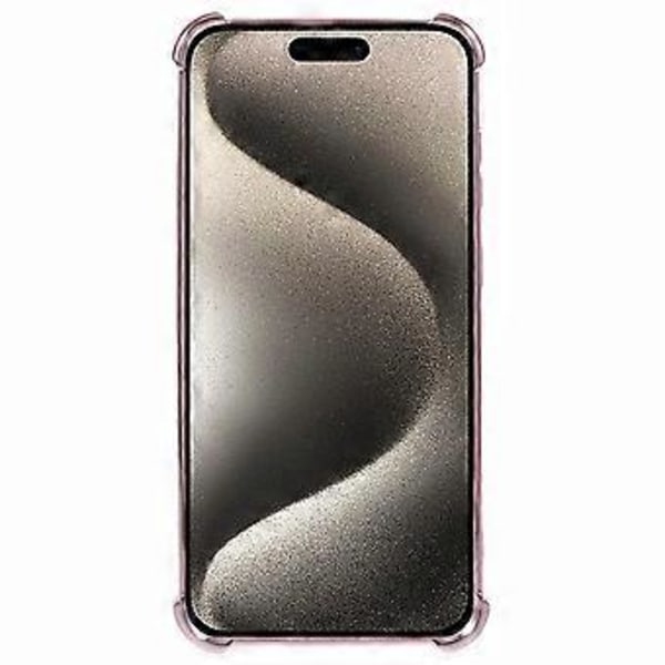 iPhone 15 Pro Max -kotelo TPU Glitter Gradient -puhelinkuori galvanoidulla kehyksellä (Tyyli E)