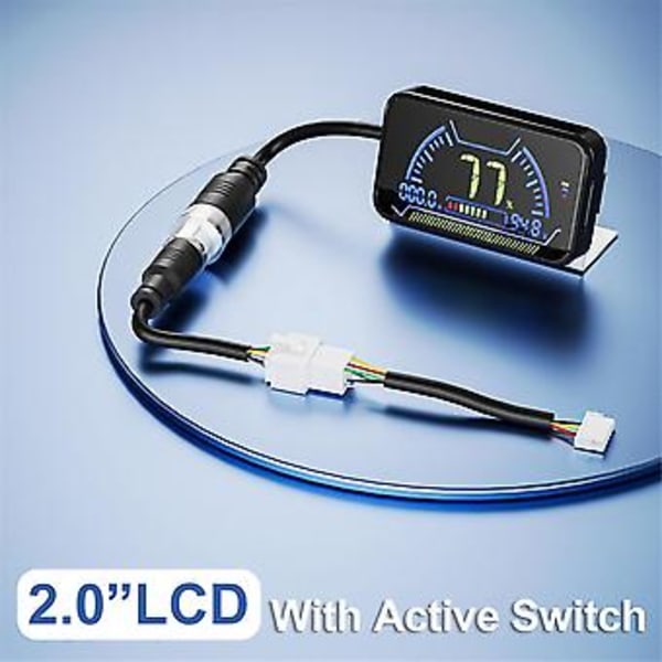 BMS Tilbehør 2 Tommer LCD Skærm med Aktiv Switch Monitor til JK Smart BMS