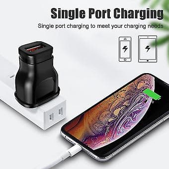 Mini USB Sikkerhedsopladning til iPhone 12 Opladningsstik Bluetooth Headset EU Stik
