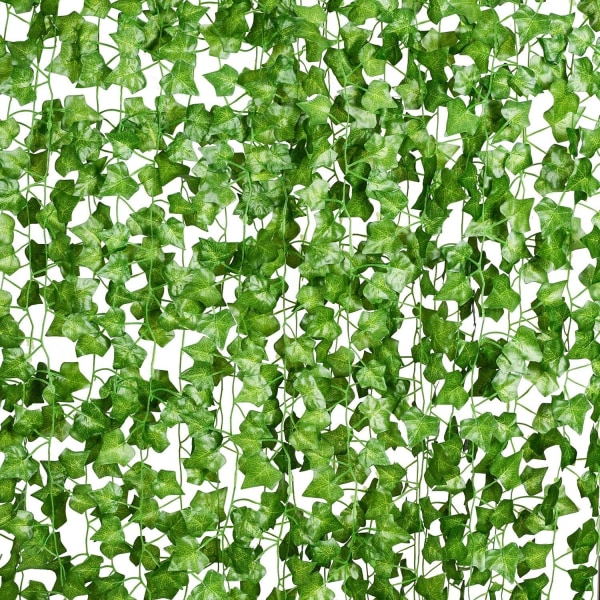 8 stycken konstgjord murgrönagirland, konstgjorda bladverk Vine murgrönagarl
