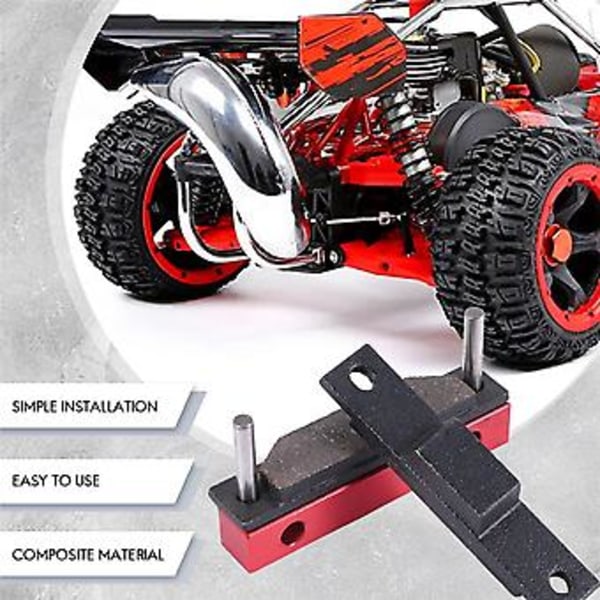 CNC-legering bromsbeläggssats för 1/5 KM BAJA 5B RC-bil bensindelar 85201-Orange