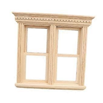 1:12 Dockskåpsfönster Miniatyr Tillbehör för Kök Vardagsrum Sovrum