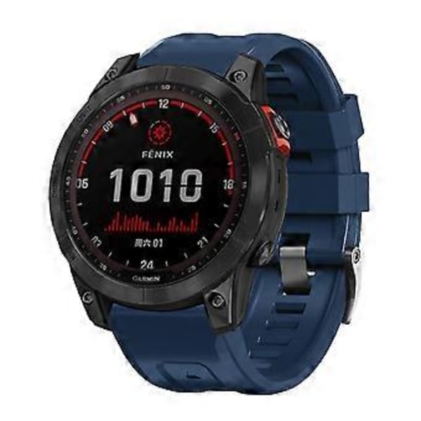 Type M Silikone Urrem 26mm til Garmin Tactix 7 Pro/Fenix 7X/Fenix 6X Pro (Style M)