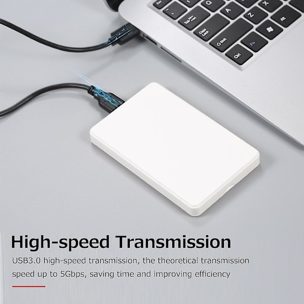 Usb 3.0 till Sata 2.5 Extern hårddiskhölje, Mobilt hårddiskfodral med datakabel