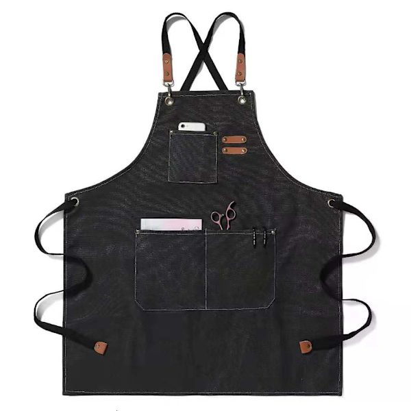 1 kpl musta päivitetty vedenpitävä denim-liivi, säädettävä denim A