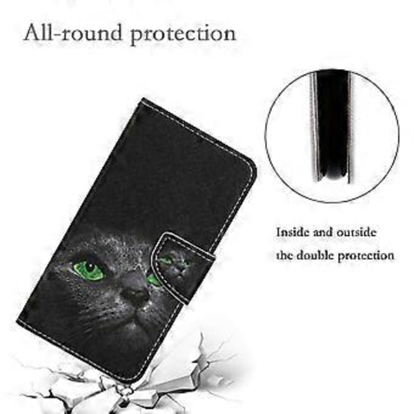Til Samsung Galaxy S25 Ultra Etui Mønstertryk Beskyttende Læder Folio Telefon Cover (Style G)