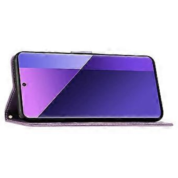 Til Samsung Galaxy A26 5G Etui PU Læder Telefon Wallet Cover med Rem (Style G)