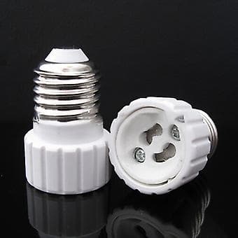 1 stk E27 til GU10 Adapter Konverter Lampeklodsfatning til LED Pærer