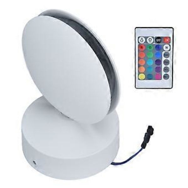 360 Graders Ljusstark Vägglampa RGB Fjärrkontroll 10W Spot Light för Vardagsrum AC85265V