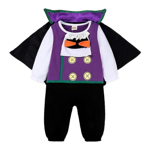 Baby Clothes Vampire Halloween Costume One Piece Autumn Clothes Baby Outing Romper Baby Boy Girl Clothes 90cm