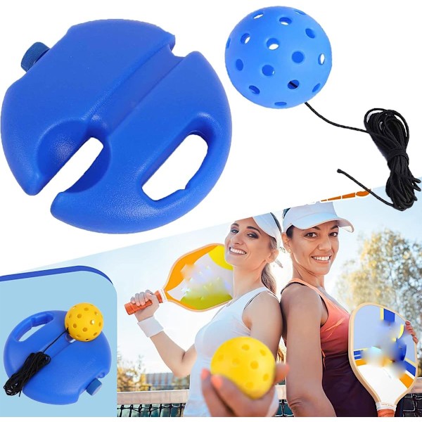 2024 Ny Match Buddy Pickleball Træner, Sportastic Pickleball Træner, Pickleball Træner Bold med Snor  sort