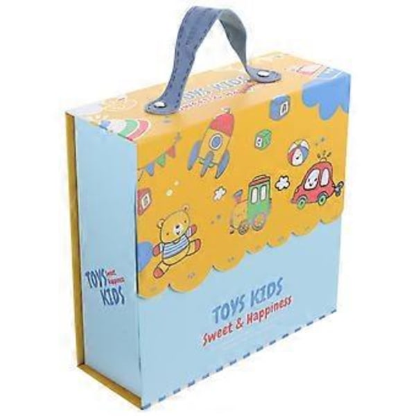 Presentask i papper, Babyshower-presentask, Söt presentförpackning, Dekorativ presentask