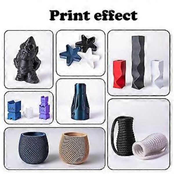 Hotend för -3 Combo Print- Extruder Kit Värmeblock Värme- Termistor med Extra 0.4MM Munstycken