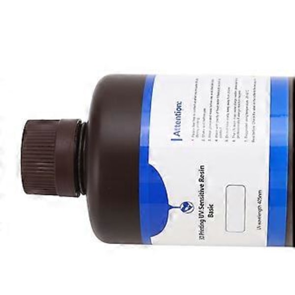 3D-skrivarharts Snabbhärdande Hög Styrka Fotopolymer UV-härdande Harts för LCD 3D-utskrift 405nm 2,2lb Vit( )