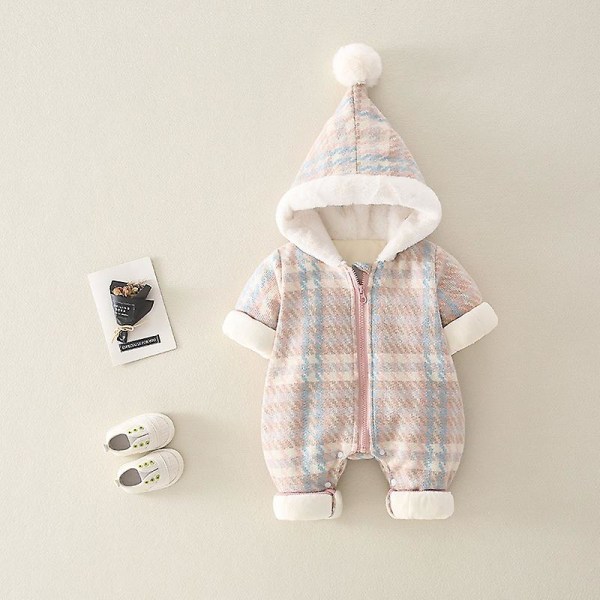 Baby Clothes Baby Clothes Autumn And Winter Jumpsuits To Go Out To Keep Warm Kazakhstan Clothes Climbing Clothes 80cm