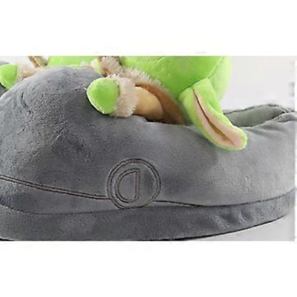 Yoda Baby Docka Tredimensionella Plyschtofflor Aliens Vinter Hem Pojkar Leksaker Bomullsskor