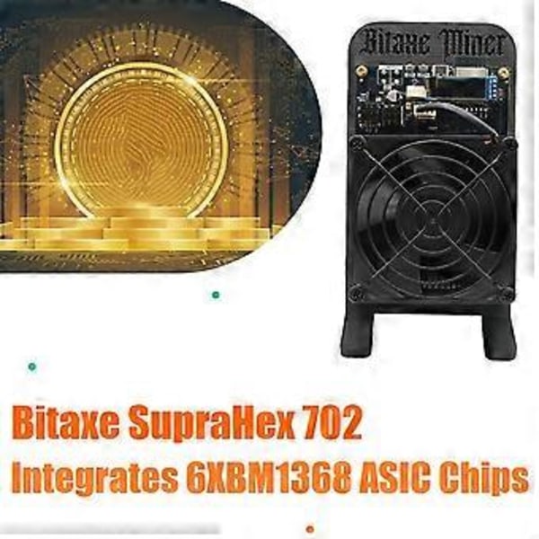 SupraHex 702 Solo Miner 6XBM1368 ASIC Chip 3.5T-4.2TH/S 60W-110W Bitcoin BTC Miner Öppen Källkod ASI