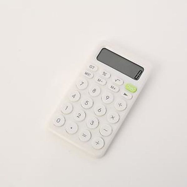 Söt Färgad Kalkylator Automatisk Sömn Lättläst Kalkylator För Skolstudenter Pojkar Flickor (Himmelsblå)
