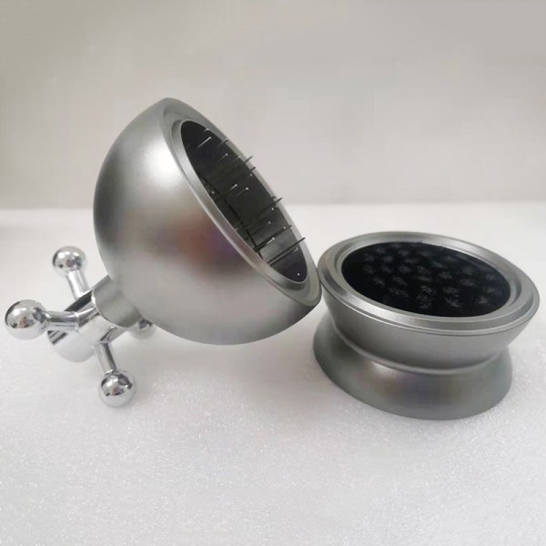 1pc Pulverkaffe-dispenser, 58mm nålespresso, duplexrullning