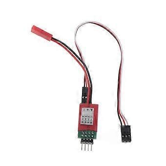 2x RC Modelbil 3CH Kontrol Led Strømafbryder Fire Lys til Fjernstyret