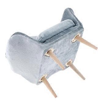 Dukkehus Miniature Møbler 1/6 Enkelt Sofa til Tilbehør
