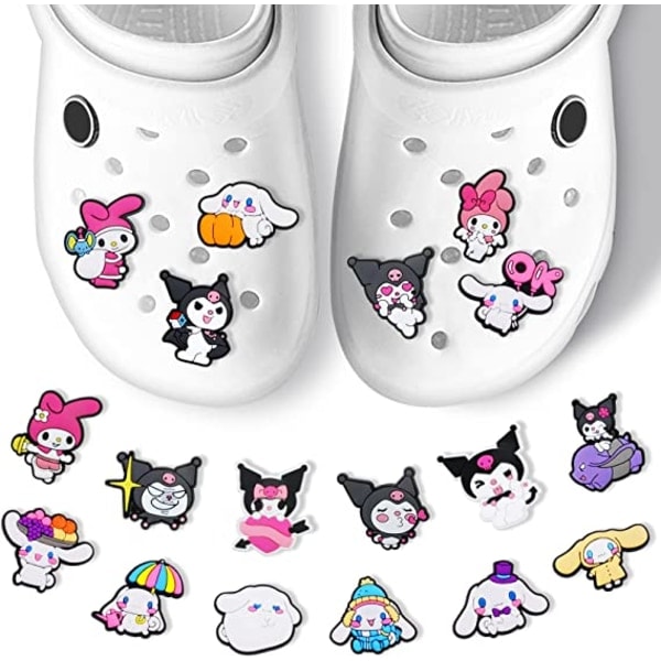 Cartoon Sanrio 37 stycken skodekorationer, Crocs dekorationer C