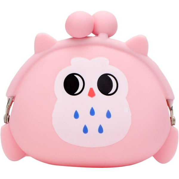 Mini Clutch Mini Myntbörs Silikon Myntbörs Silikon Myntpåse Silikon Växelväskor Silikon Växelplånbok Silikon Plånbok Cartoon Plånbok