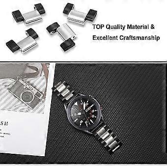 Galaxy Watch Remme 46mm / S3, 22mm Solid Rustfrit Stål Quick Release Rem til Samsung Galaxy Galaxy Watch, Gear S3 Classic Frontier, Samsung Galaxy