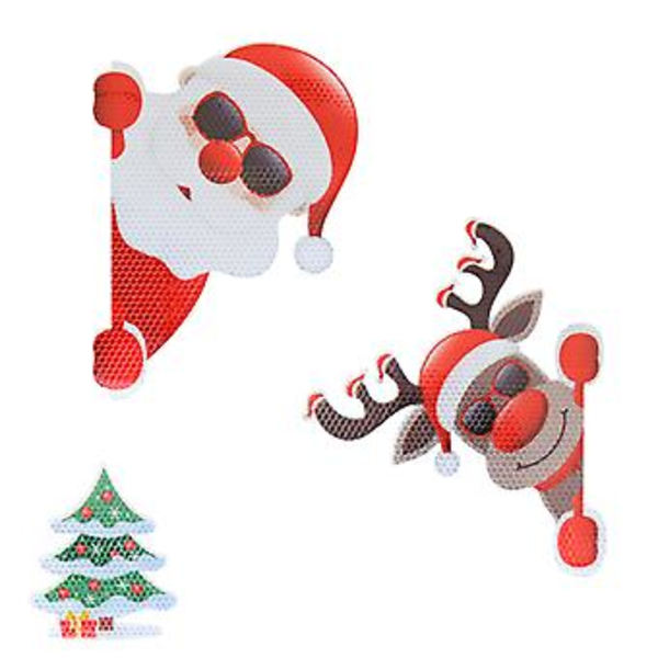 Bilstikker Lyspærer Dekorasjoner Magnetisk Refleksstripe Jul DIY Utskifting (9)