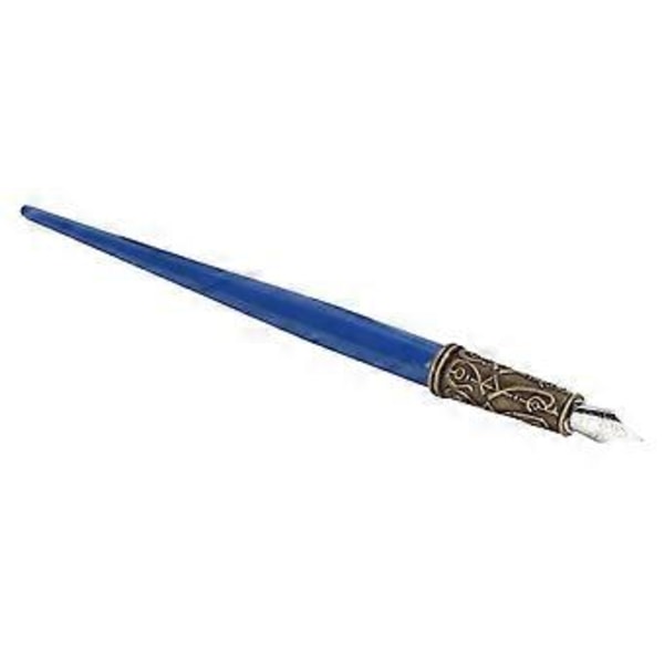 Calligraphy Pen Set Sapphire Blue Kaiverruskynänpidike Ruostumattomasta teräksestä valmistettu kärki Kannettava lahjapakkaus Kirjoituskynäsarja