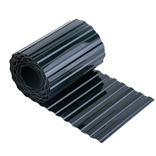 Plast Trädgårdsgärde Platt Gärde Häckplåt Gräsmatta Kant Gärde 15cm x 9m