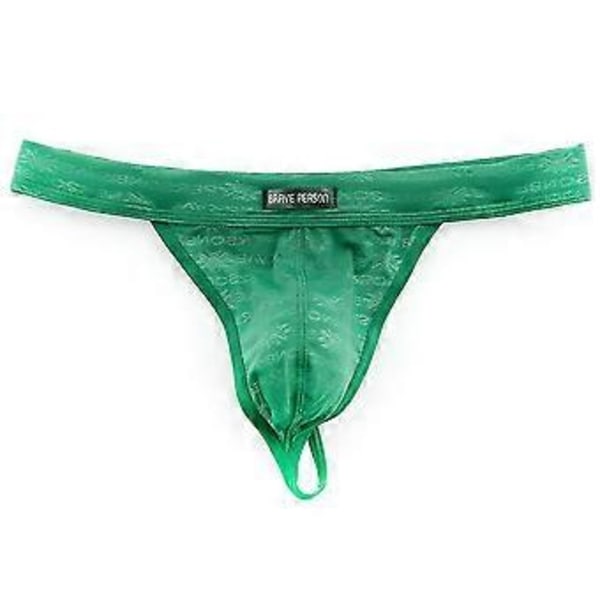 Herrkalsonger G-string Tanga Underbyxor Trosor Underkläder -NMAOV(S Grön)