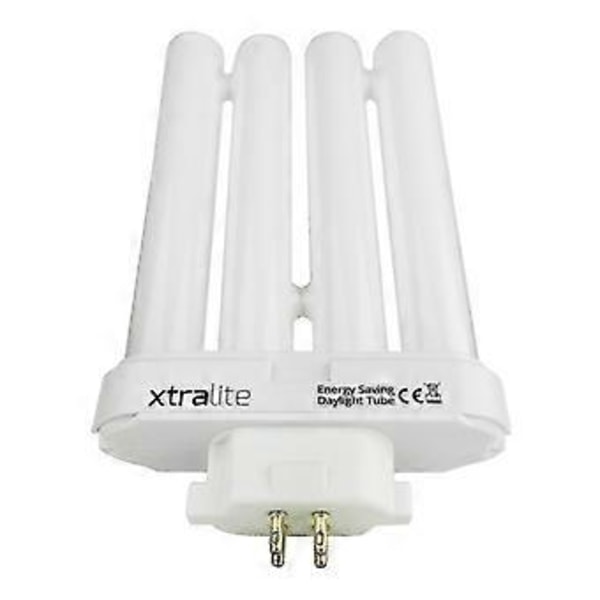 Xtralite 27w Dagslys Erstatningspære For Høykvalitets Leselamper, 4 Pin Gx10q-4 Quad Tube (6500k) (Enkeltpakke)