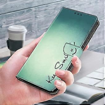 För iPhone 16 Pro Max Skal PU Läder Plånbok Flipfodral med Ställfunktion (Stil H)