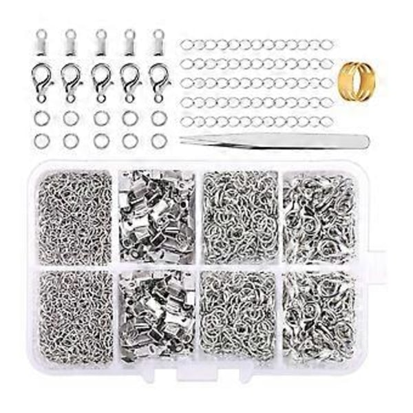 Korunvalmistussarja, seosmetalliset korutarvikkeet, työkalusetti riipuslisävarusteille (Argent)