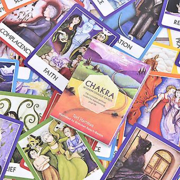 Chakra Wisdom Oracle -korttipakka Englanniksi Tarot-kortit Arvonta Lautapeli