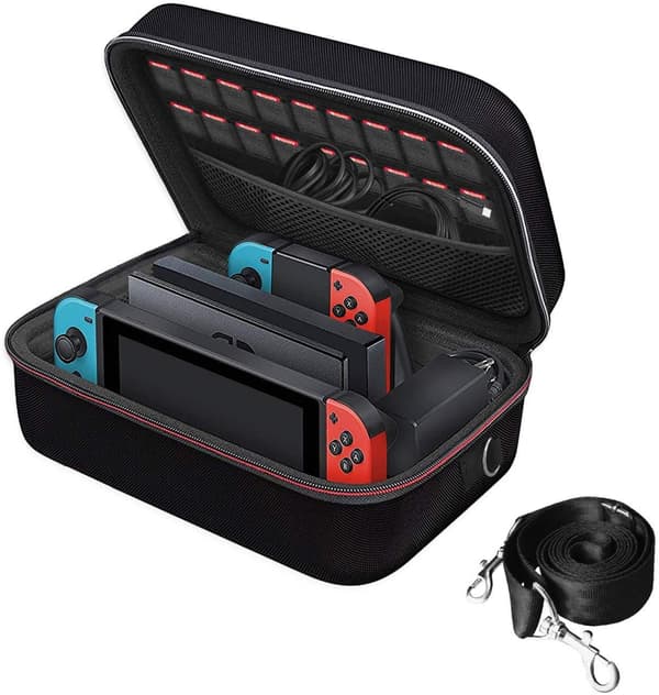 Etui til Nintendo Switch, komplett tilbehør, vert