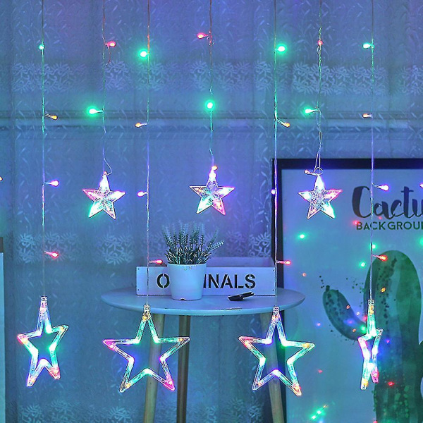 Curtain Lamp Christmas Star Curtain Lights Decorative Lights 220v Decoration Light
