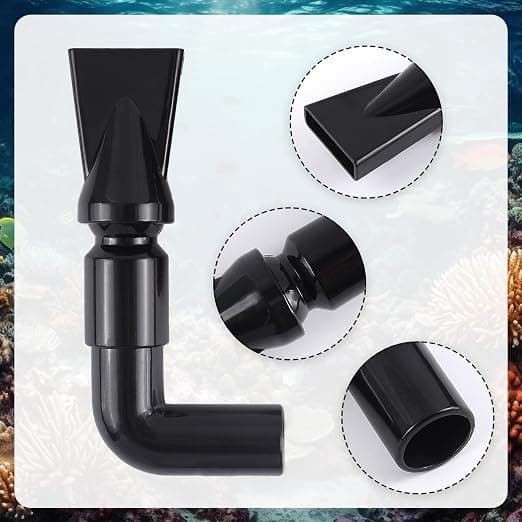 3 st akvariumpumps munstycke, justerbart vattenutlopp