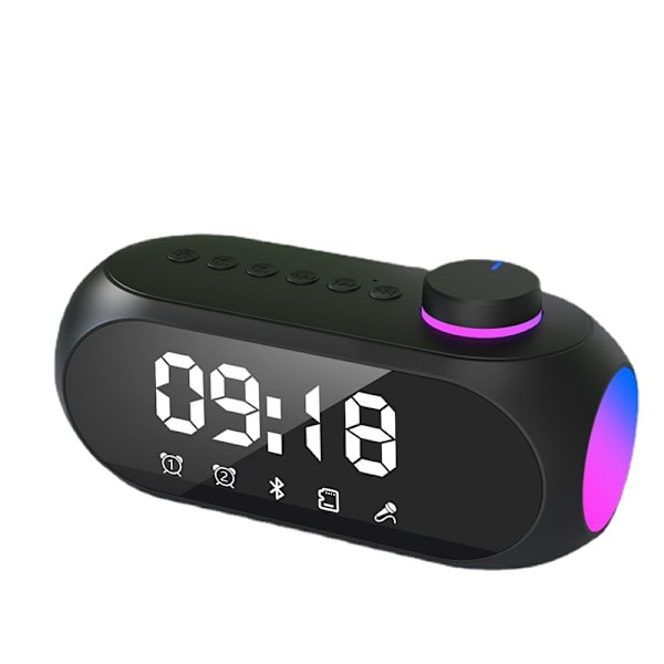 Bærbar Mini FM Radio Modtager Hifi Lyd Rgb Bluetooth Højttaler Med