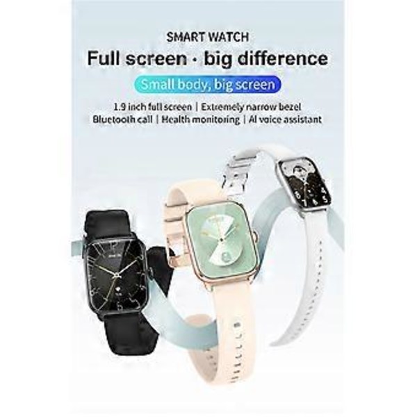 Ny KT65 Full Touch Träningsklocka Enkel Manövrering Smart Musikklocka 230mah Smartwatch (svart)