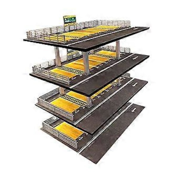 Displayfodral för modellbilar i skala 1/64, garage med parkeringsplats, skrivbordsdekor för modellsamlare, presenter