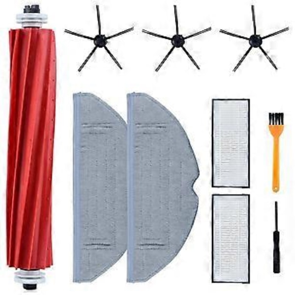 For S7/S7+/S7 MaxV/S7 MaxV Plus/S7 MaxV Ultra Støvsuger Hovedbørste Sidebørste Hepa Filter Moppeklut Pads