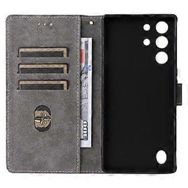 Til ZTE nubia Red Magic 10 Pro 5G/10 Pro+ 5G Wallet Case RFID-blokering PU Læder Cover Stativ View (Sort)