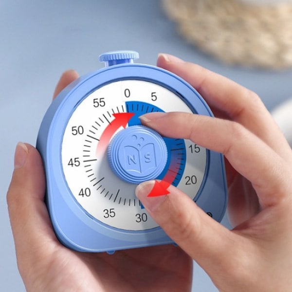 Blå visuell timer Timer Klocka Blå