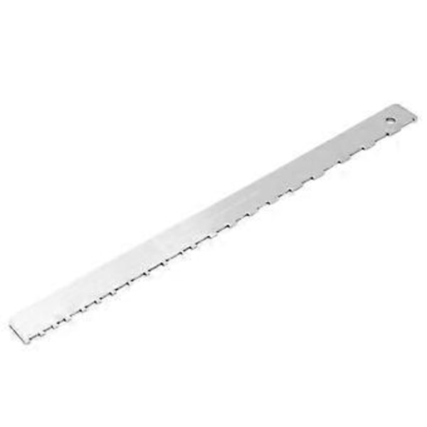 Gitarrhals Notched Linjal Aluminium Musikinstrument Tillbehör för Elektrisk Folk Bass M02833( )