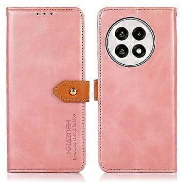 KHAZNEH Wallet Telefonetui til OnePlus 13R 5G/Ace 5 5G/Ace 5 Pro 5G Stativ Læder Flip Cover (Style C)