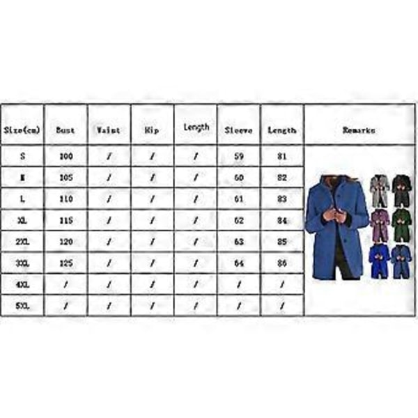 Kvinners Casual Tykk Blanding Stående Krage Enkelt Bryst Pea Coat (S grønn)